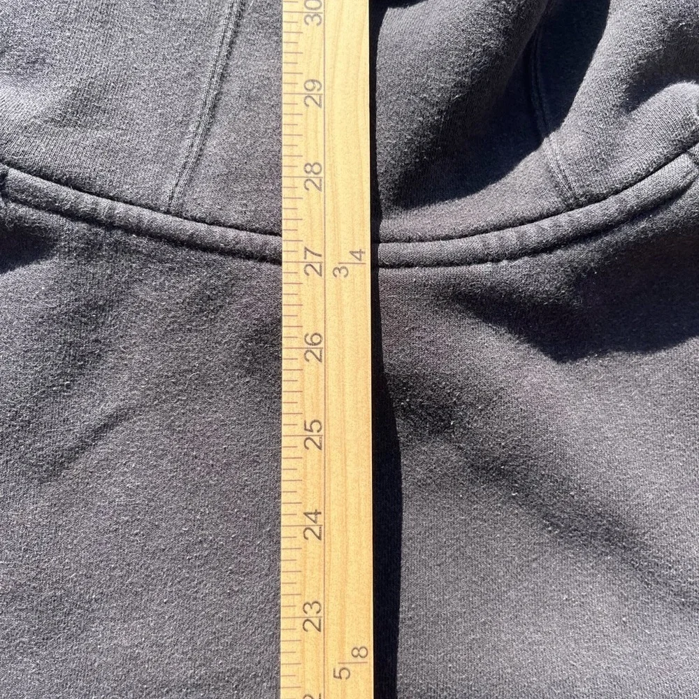 Men's Nike Hoodie Black Swish Logo 2XL Pocket Pullover Cotton Streetwear Active - Picture 12 of 12